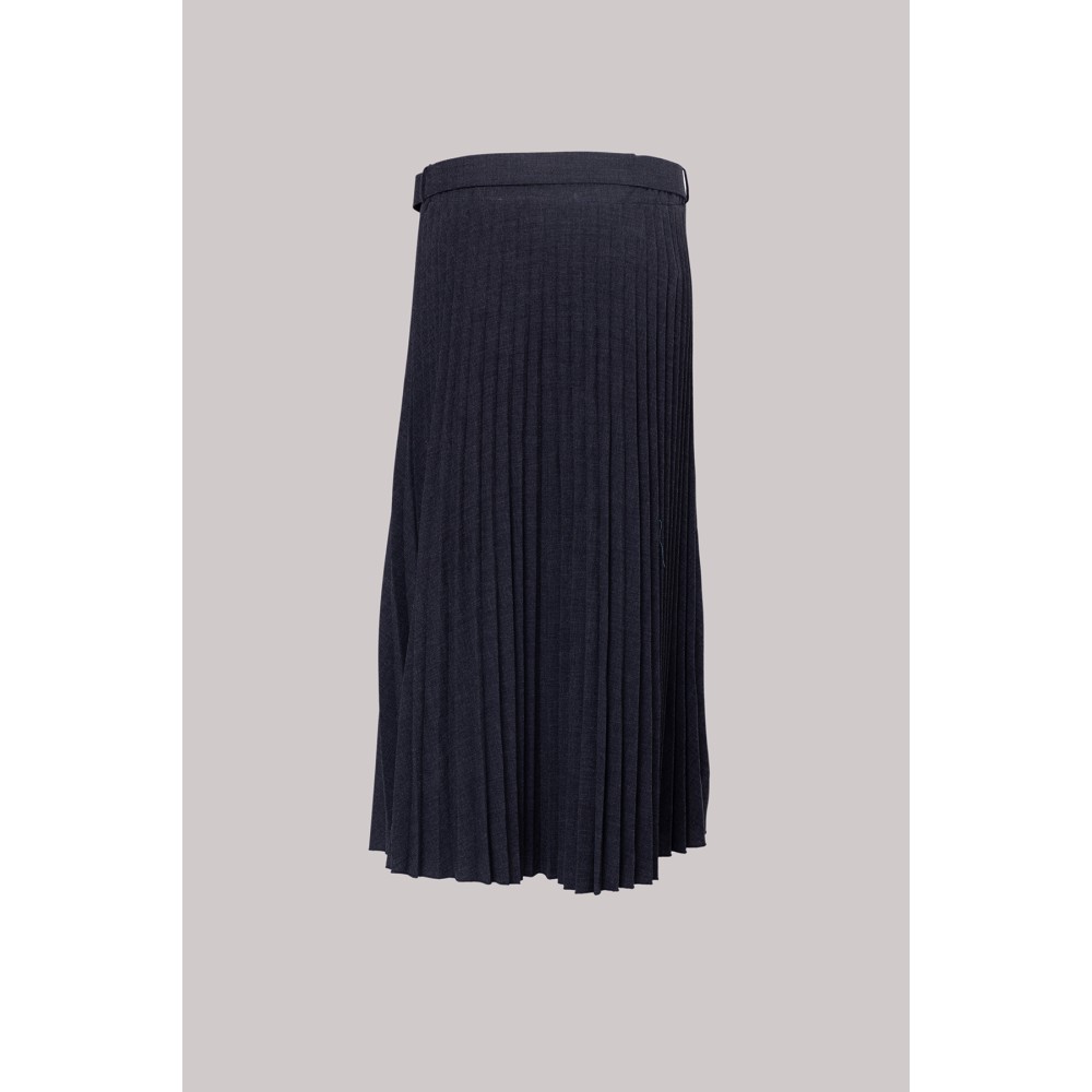 ΦΟΥΣΤΑ ΠΛΙΣΕ ΣΕ ΣΚΟΥΡΟ ΓΚΡΙ, ΜΙΝΤΙ & ΨΗΛΟΜΕΣΗ ΜΕ ΛΑΣΤΙΧΟ ΣΤΗ ΜΕΣΗ ΚΑΙ ΑΣΟΡΤΙ ΖΩΝΑΚΙ "STYLISHIOUS COLLECTION"