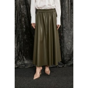 ΦΟΥΣΤΑ ΜΙΝΤΙ, ΚΛΟΣ ΑΠΟ ΟΙΚΟΛΟΓΙΚΟ ΧΑΚΙ ΔΕΡΜΑ ΜΕ ΛΑΣΤΙΧΟ ΚΑΙ ΤΣΕΠΕΣ  "ALEX KATSAITI X STYLISHIOUS"