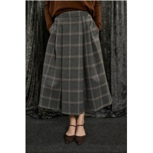 ΦΟΥΣΤΑ ΜΙΝΤΙ ΚΑΡΟ ΓΚΡΙ, ΣΕ ΣΤΥΛ 50'S ΜΕ ΠΙΕΤΕΣ ΚΑΙ ΤΣΕΠΕΣ  "STYLISHIOUS COLLECTION"