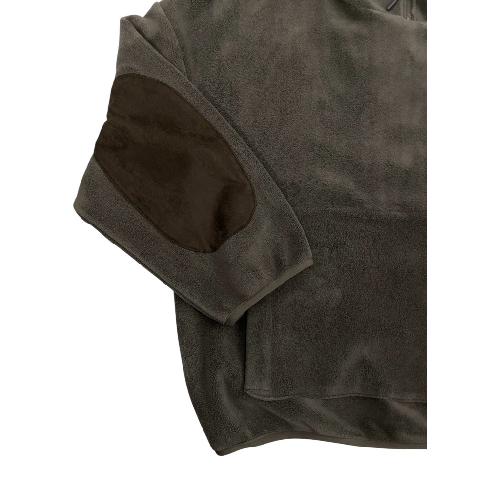 ΜΠΛΟΥΖΑ - ΦΟΥΤΕΡ ΣΕ ΓΚΡΙ - ΚΑΦΕ ΑΠΟΧΡΩΣΗ,OVERSIZED ΜΕ ΚΟΥΚΟΥΛΑ, ΦΕΡΜΟΥΑΡ & ΤΣΕΠΗ "STYLISHIOUS COLLECTION"