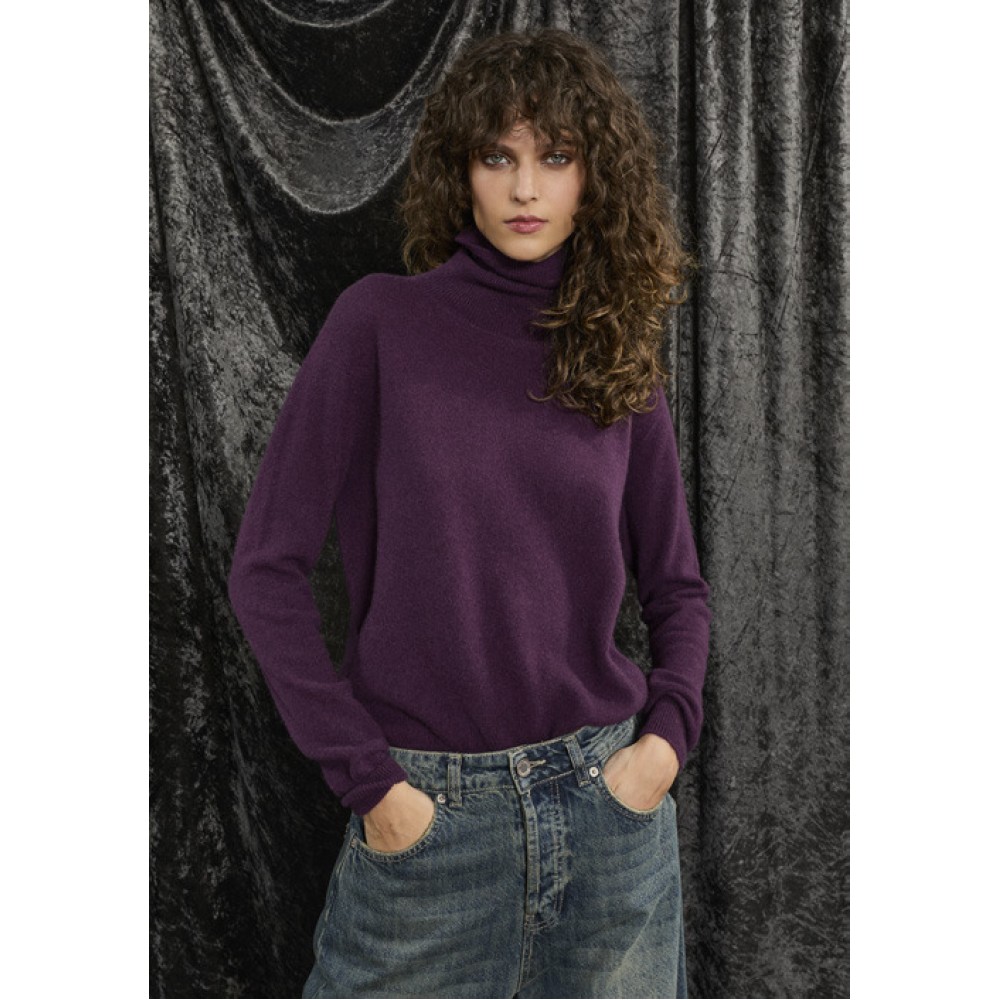 ΠΟΥΛΟΒΕΡ ΖΙΒΑΓΚΟ ΣΕ ΜΕΛΙΤΖΑΝΙ ΑΠΟΧΡΩΣΗ, ΠΟΛΥ ΜΑΛΑΚΟ ΚΑΙ ΖΕΣΤΟ ΑΠΟ 100% ΚΑΣΜΙΡ  ”STYLISHIOUS COLLECTION”