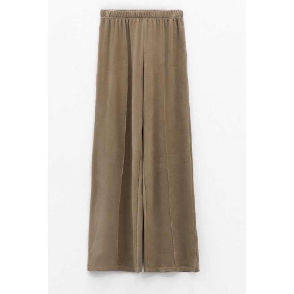 ΠΑΝΤΕΛΟΝΙ ΣΤΥΛ ΦΟΡΜΑΣ ΣΕ ΑΝΟΙΧΤΟ ΚΑΦΕ, ΨΗΛΟΜΕΣΟ ΜΕ ΛΑΣΤΙΧΟ ΣΤΗΝ ΜΕΣΗ "STYLISHIOUS COLLECTION"