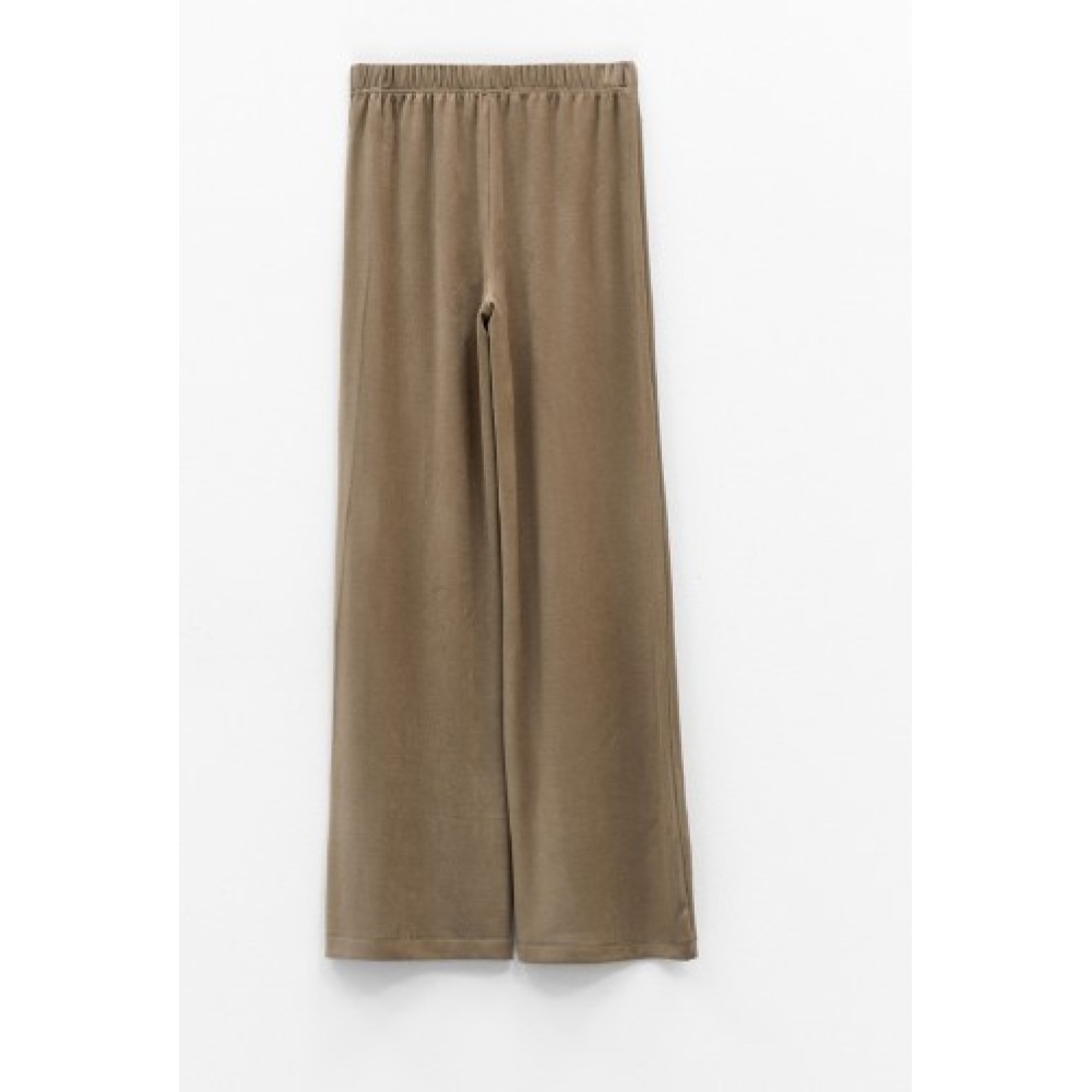 ΠΑΝΤΕΛΟΝΙ ΣΤΥΛ ΦΟΡΜΑΣ ΣΕ ΑΝΟΙΧΤΟ ΚΑΦΕ, ΨΗΛΟΜΕΣΟ ΜΕ ΛΑΣΤΙΧΟ ΣΤΗΝ ΜΕΣΗ "STYLISHIOUS COLLECTION"