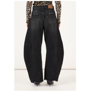 ΠΑΝΤΕΛΟΝΙ ΤΖHΝ ΜΑΥΡΟ ΞΕΒΑΜΜΕΝΟ, BUBBLE STYLE, ΨΗΛΟΜΕΣΟ ΜΕ ΤΣΕΠΕΣ "STYLISHIOUS COLLECTION"