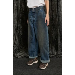 ΠΑΝΤΕΛΟΝΙ ΤΖHΝ ΣΚΟΥΡΟ ΞΕΒΑΜΜΕΝΟ, ΧΑΛΑΡΟ & ΨΗΛΟΜΕΣΟ ΜΕ ΡΕΒΕΡ "STYLISHIOUS COLLECTION"