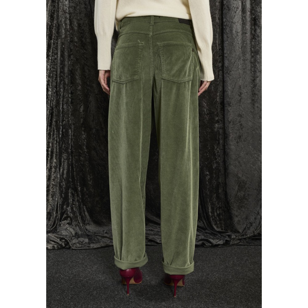 ΠΑΝΤΕΛΟΝΙ ΠΡΑΣΙΝΟ - ΛΑΔΙ ΑΠΟ ΑΠΑΛΟ ΚΑΙ ΛΕΠΤΟ ΚΟΤΛΕ ΥΦΑΣΜΑ ΣΕ ΙΣΙΑ ΚΑΙ ΧΑΛΑΡΗ ΓΡΑΜΜΗ "STYLISHIOUS COLLECTION"