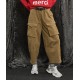 ΠΑΝΤΕΛΟΝΙ ΚΑΜΕΛ ΚΟΝΤΟ, CARGO ΜΕ ΛΑΣΤΙΧΟ ΣΤΗ ΜΕΣΗ, ΜΑΥΡΗ ΖΩΝΗ ΚΑΙ ΕΞΩΤΕΡΙΚΕΣ ΤΣΕΠΕΣ "STYLISHIOUS COLLECTION"