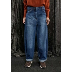 ΠΑΝΤΕΛΟΝΙ ΤΖHΝ ΣΕ ΜΠΛΕ, ΞΕΒΑΜΜΕΝΟ ΥΦΑΣΜΑ ΣΕ ΧΑΛΑΡΗ, BUBBLE ΓΡΑΜΜΗ, ΨΗΛΟΜΕΣΟ "STYLISHIOUS COLLECTION"