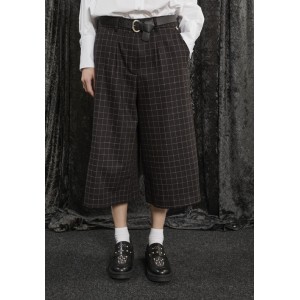 ΠΑΝΤΕΛΟΝΙ - ΖΙΠ ΚΙΛΟΤ ΚΑΡΟ ΣΕ ΣΚΟΥΡΟ ΚΑΦΕ ΣΕ IΣΙΑ ΓΡΑΜΜΗ, ΜΕ ΜΑΥΡΗ ΖΩΝΗ & ΤΣΕΠΕΣ "STYLISHIOUS COLLECTION"