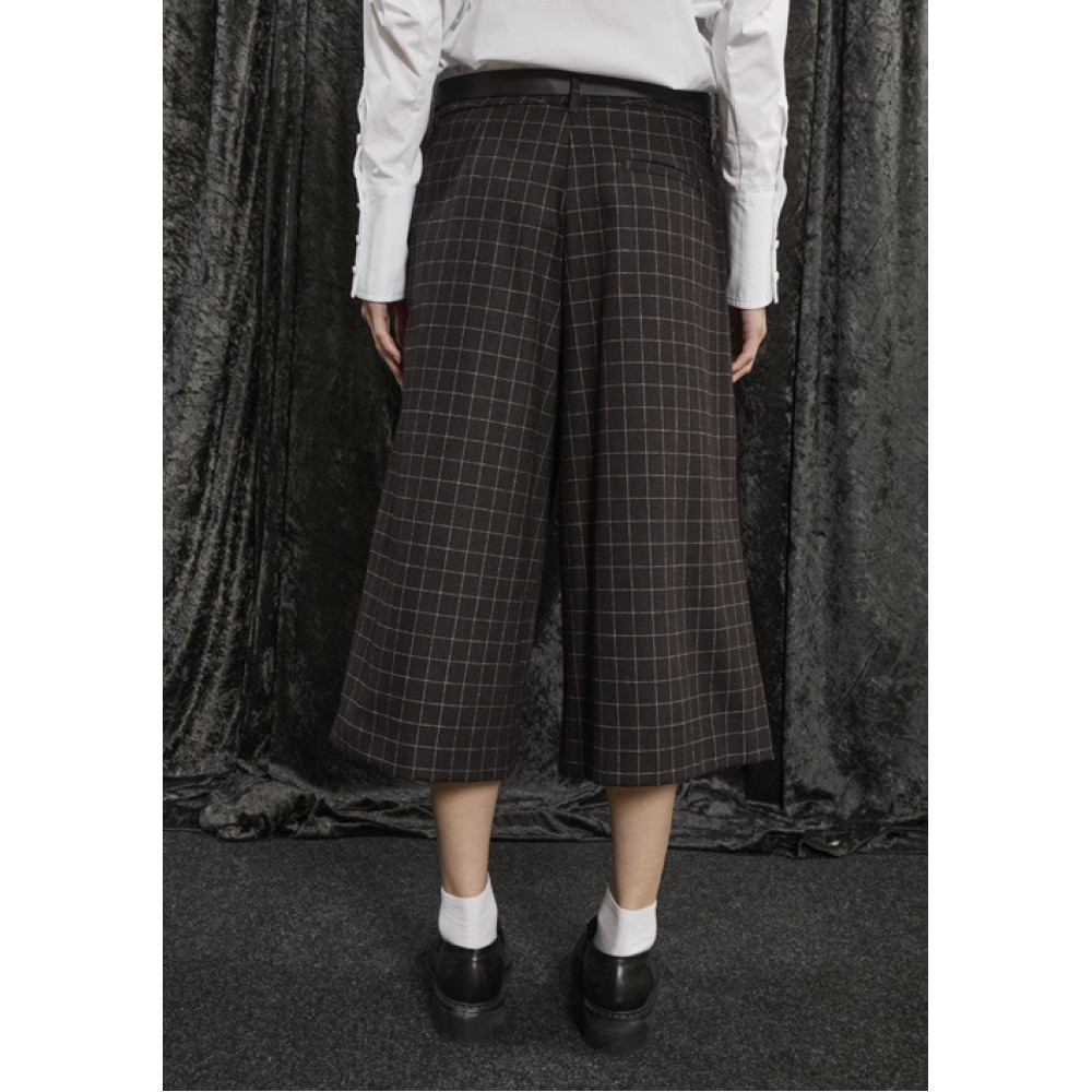 ΠΑΝΤΕΛΟΝΙ - ΖΙΠ ΚΙΛΟΤ ΚΑΡΟ ΣΕ ΣΚΟΥΡΟ ΚΑΦΕ ΣΕ IΣΙΑ ΓΡΑΜΜΗ, ΜΕ ΜΑΥΡΗ ΖΩΝΗ & ΤΣΕΠΕΣ "STYLISHIOUS COLLECTION"