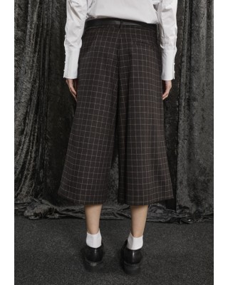 ΠΑΝΤΕΛΟΝΙ - ΖΙΠ ΚΙΛΟΤ ΚΑΡΟ ΣΕ ΣΚΟΥΡΟ ΚΑΦΕ ΣΕ IΣΙΑ ΓΡΑΜΜΗ, ΜΕ ΜΑΥΡΗ ΖΩΝΗ & ΤΣΕΠΕΣ "STYLISHIOUS COLLECTION"