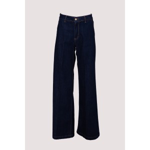 ΠΑΝΤΕΛΟΝΙ ΣΕ ΣΚΟΥΡΟ ΜΠΛΕ ΤΖΙΝ, ΨΗΛΟΜΕΣΟ ΚΑΙ ΚΑΜΠΑΝΑ ΜΕ ΤΣΕΠΕΣ  "STYLISHIOUS COLLECTION"